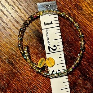 Alex and Ani Teal Blue Beaded Bracelet